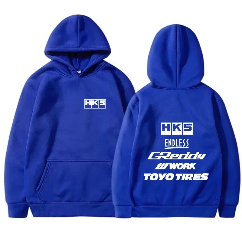 2026 Herren Mode Coole Hoodie Japan JDM Modifiziertes Auto HKS ENDLESS Kapuzenpullover für Männer und Frauen Vintage Casual Sweatshirt Langarm Pullover – Detail 5