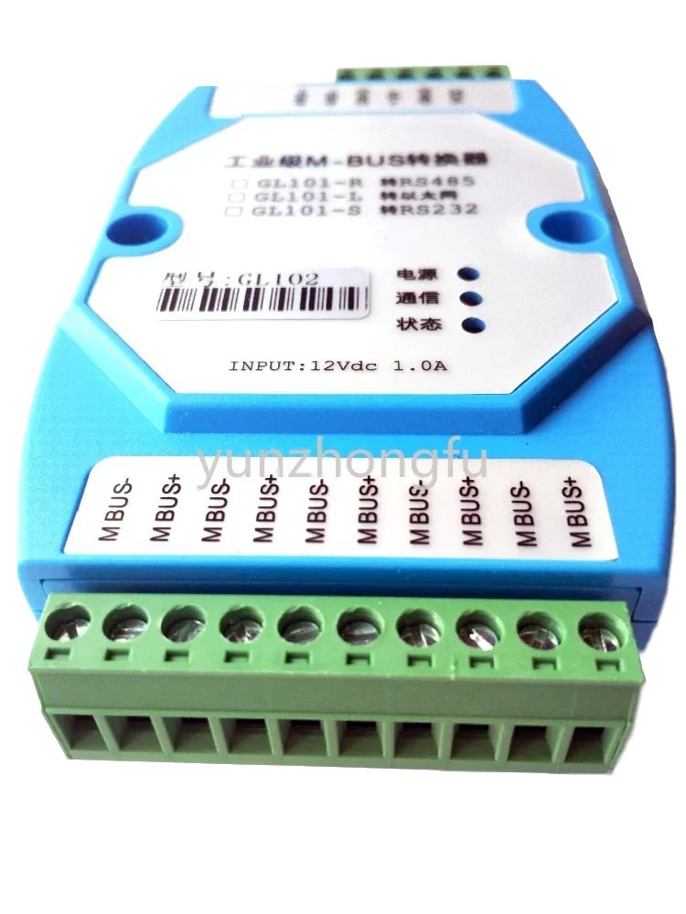 

MBus / M-BUS to MODBUS-RTU converter RS485 can be connected to 500 MBus instruments to support transparent transmission