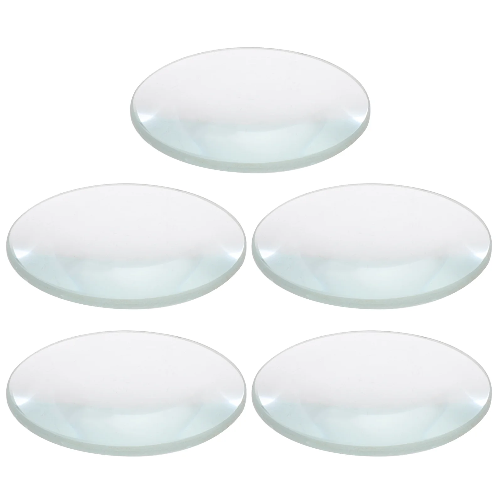 5pcs Double Convex Glass Lens Optical Lens 50mm Diameter 100mm Focal Length for Labs convex lens double convex lens