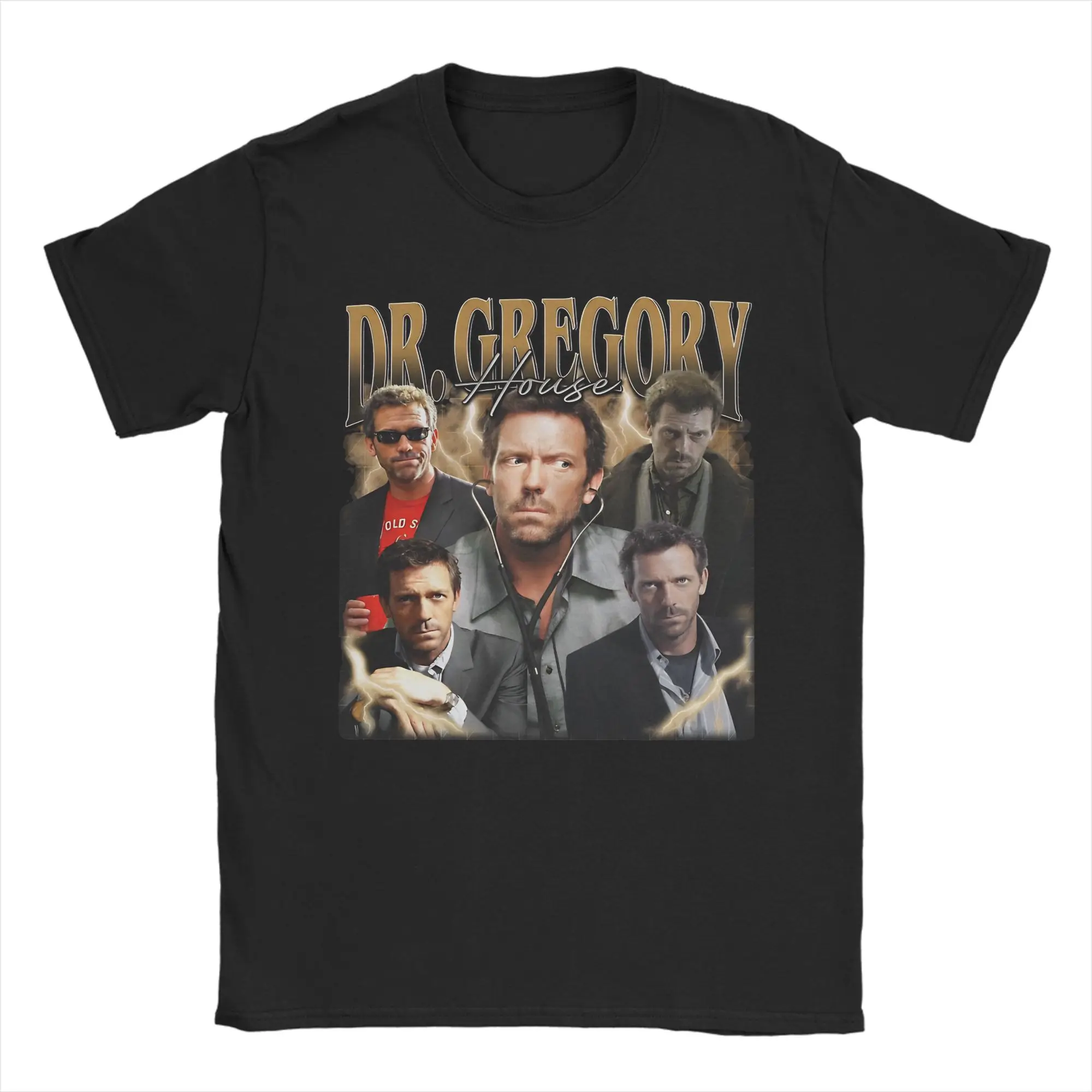Dr Gregory House T-Shirt  Hippie T-Shirts Short Sleeve Streetwear Tshirt Summer Pure Cotton O-Neck Oversize Clothes