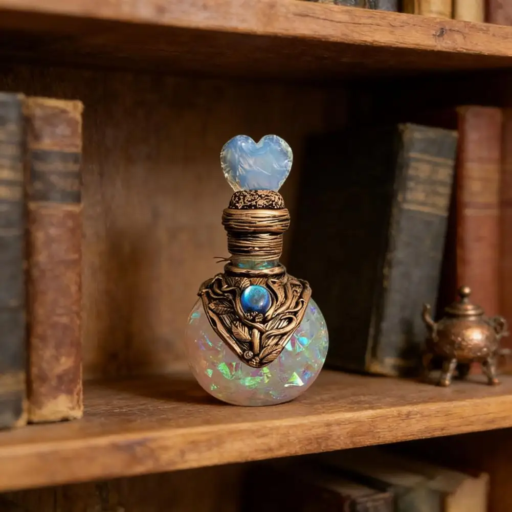 Good Mood Booster Craftsmanship Vintage Mermaid Potion Bottle Handmade Resin Wishing Bottle Decorative Perfume Gift
