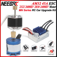 2322 2600KV 2830 2400KV Brushless Motor AM32 45A ESC SM3.0/T Plug for 1/12 RC Car Crawler MN99 MN168 MN78 MN86 MN128 Power Kit