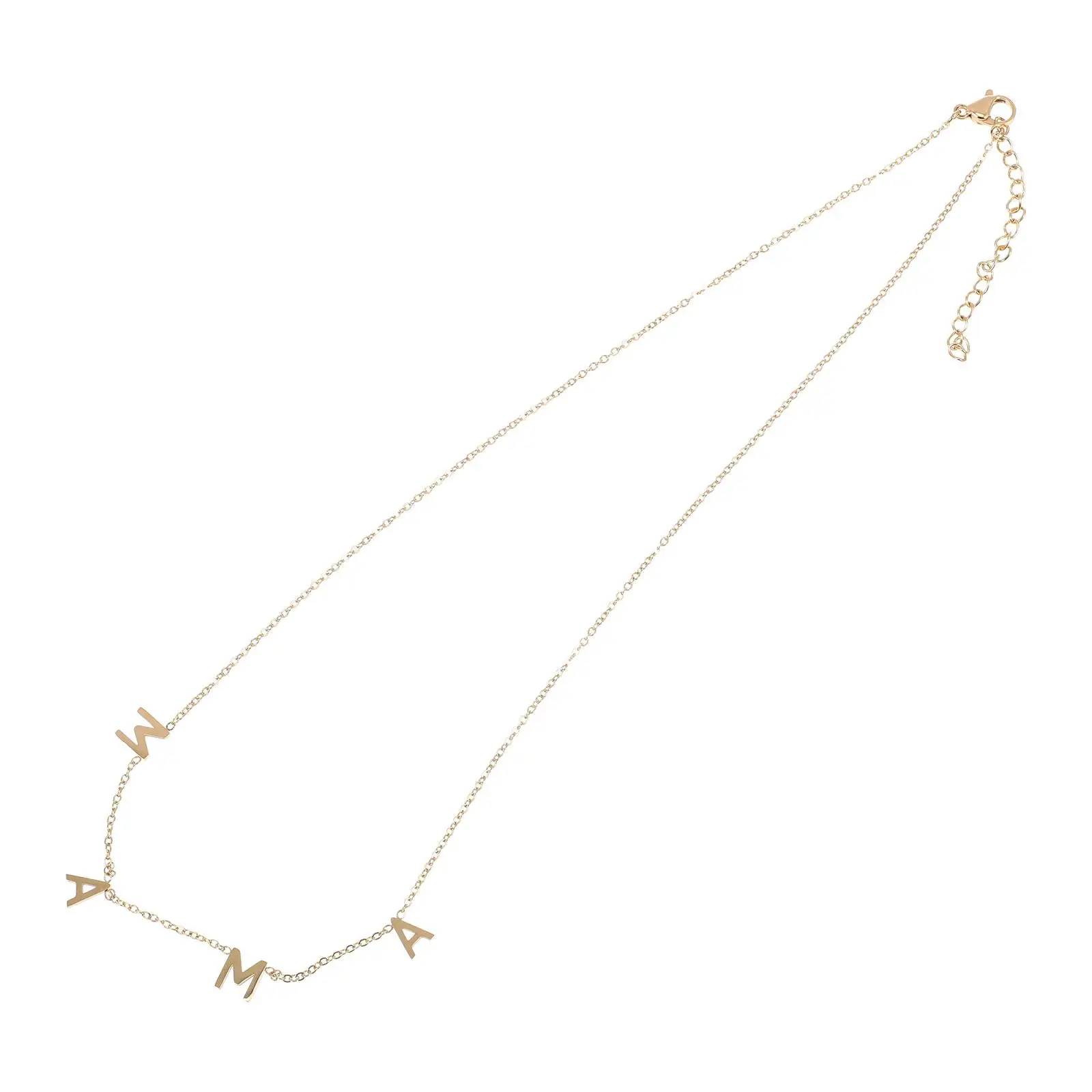 

Stainless Steel Necklace Elegant Pendant Adjustible Chain Women Jewelry Gift for Mother's Day Rust