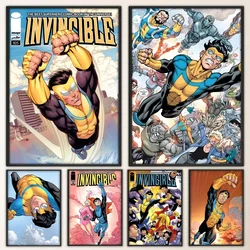 Super Hero I-Invincible Poster Vintage Poster Prints Art Home Painting Bathroom Kitchen Bar Accessories Wall Sticker Small Size