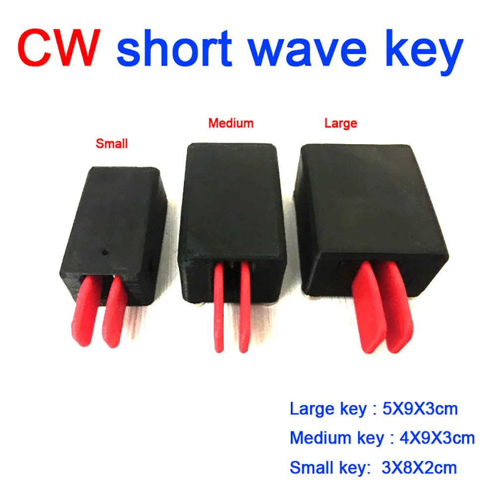 Strong magnetic CW short wave key / automatic key / auto key double paddle For HAM radio amplifier