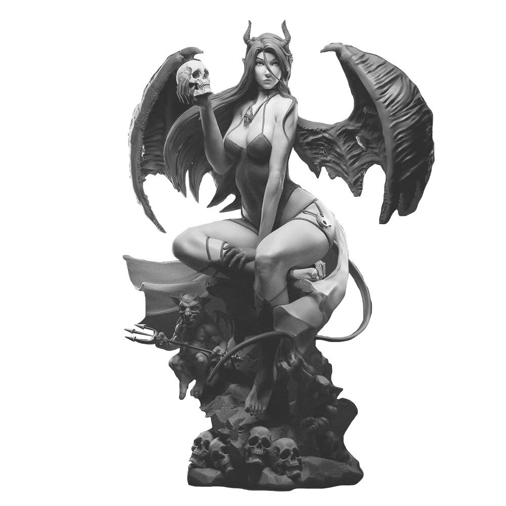 Succubus Figure 1:18 Miniature Resin Model Kit Unpainted Plastic Model Kit A701