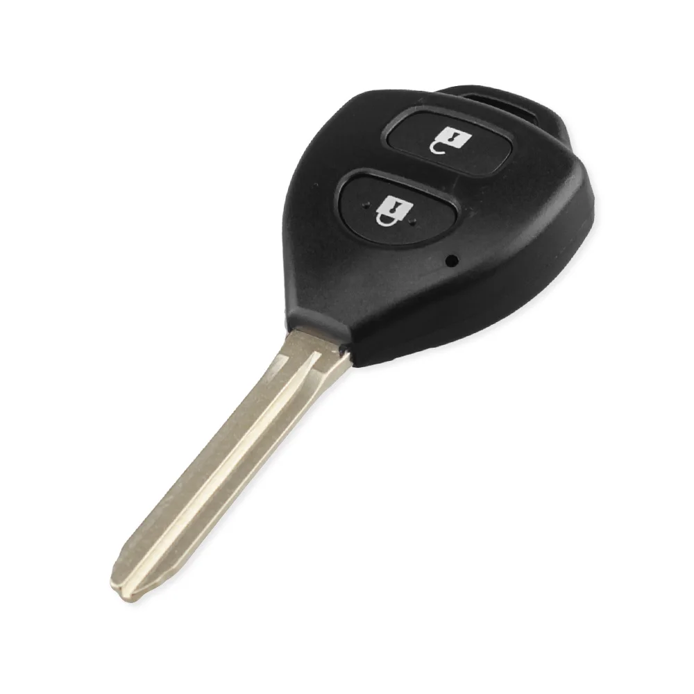 KEYYOU 10pcs 2/3/4 Buttons Flip Remote Key Uncut Case For Toyota Avlon Crown Corolla Camry RAV4 Reiz Yaris Prado Key Shell Toy43