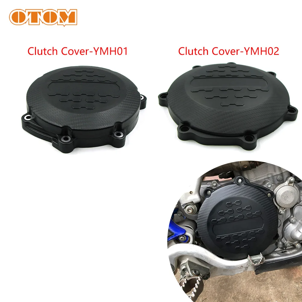 OTOM Black Motocross Engine Clutch Protection Cover Clutch Case Guard For YAMAHA YZ250F WR250F YZ250FX YZ450F YZ450FX WR450F