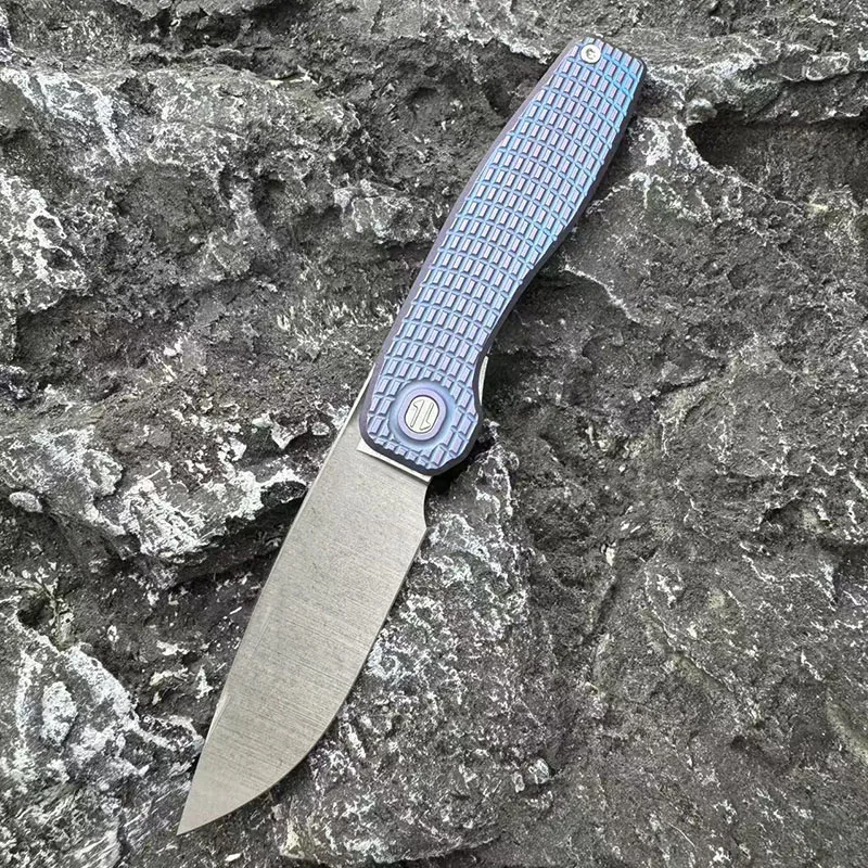 

LEMIFSHE Mini FSD-I настоящее лезвие M390 с титановой ручкой, керамические подшипники, карманный инструмент EDC, складной нож для кемпинга, кухни, улицы