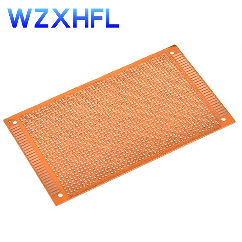 2PCS 9x15 9*15cm Single Side Prototype PCB Universal Board Experimental Bakelite Copper Plate Circuirt Board yellow