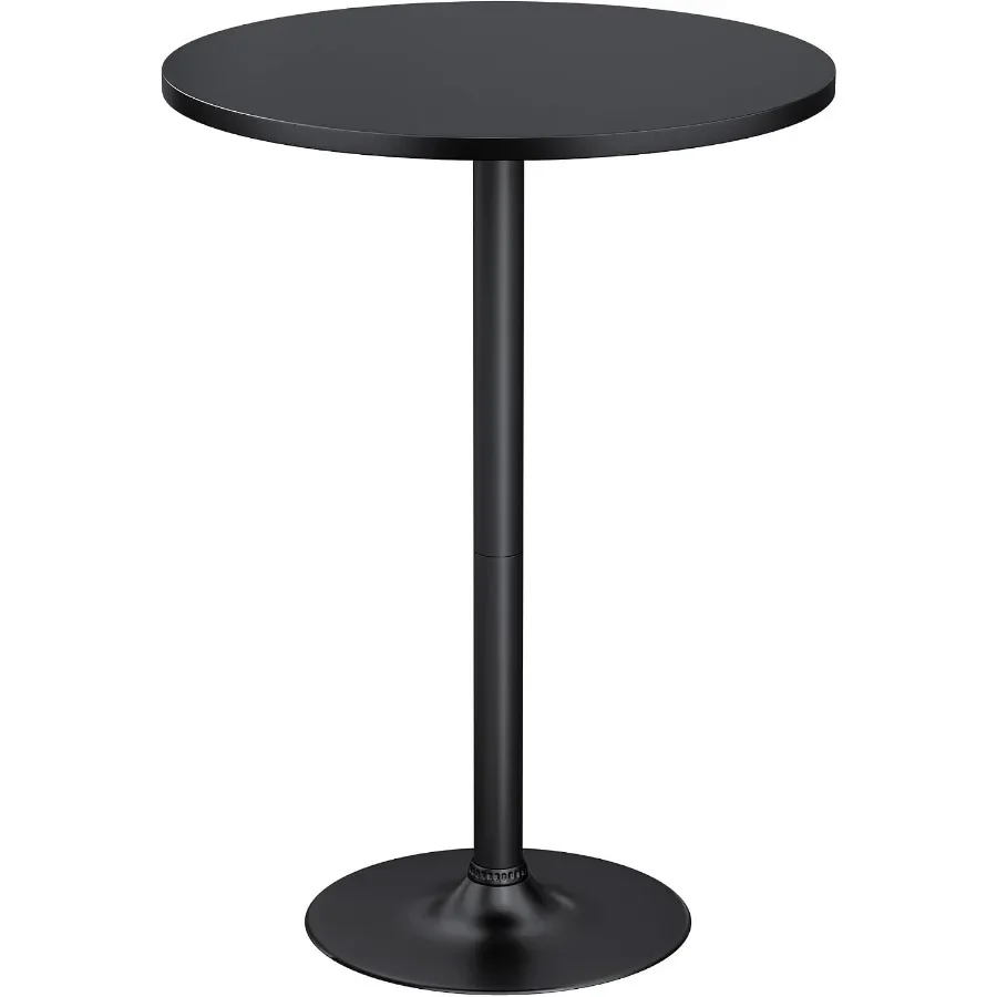 Bistro Pub Table Round Bar Height Cocktail Table for Home Bar, Round Bar Tables for Party, Dining Room, Living Room and Wedding