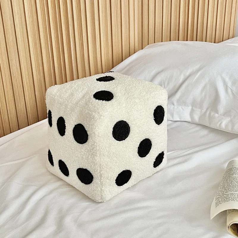 Nordic Game Dice Plush Toys Pillow Creative Home Decoration Cushion Fun Simulation Sofa Cushions Futon Floor Mats