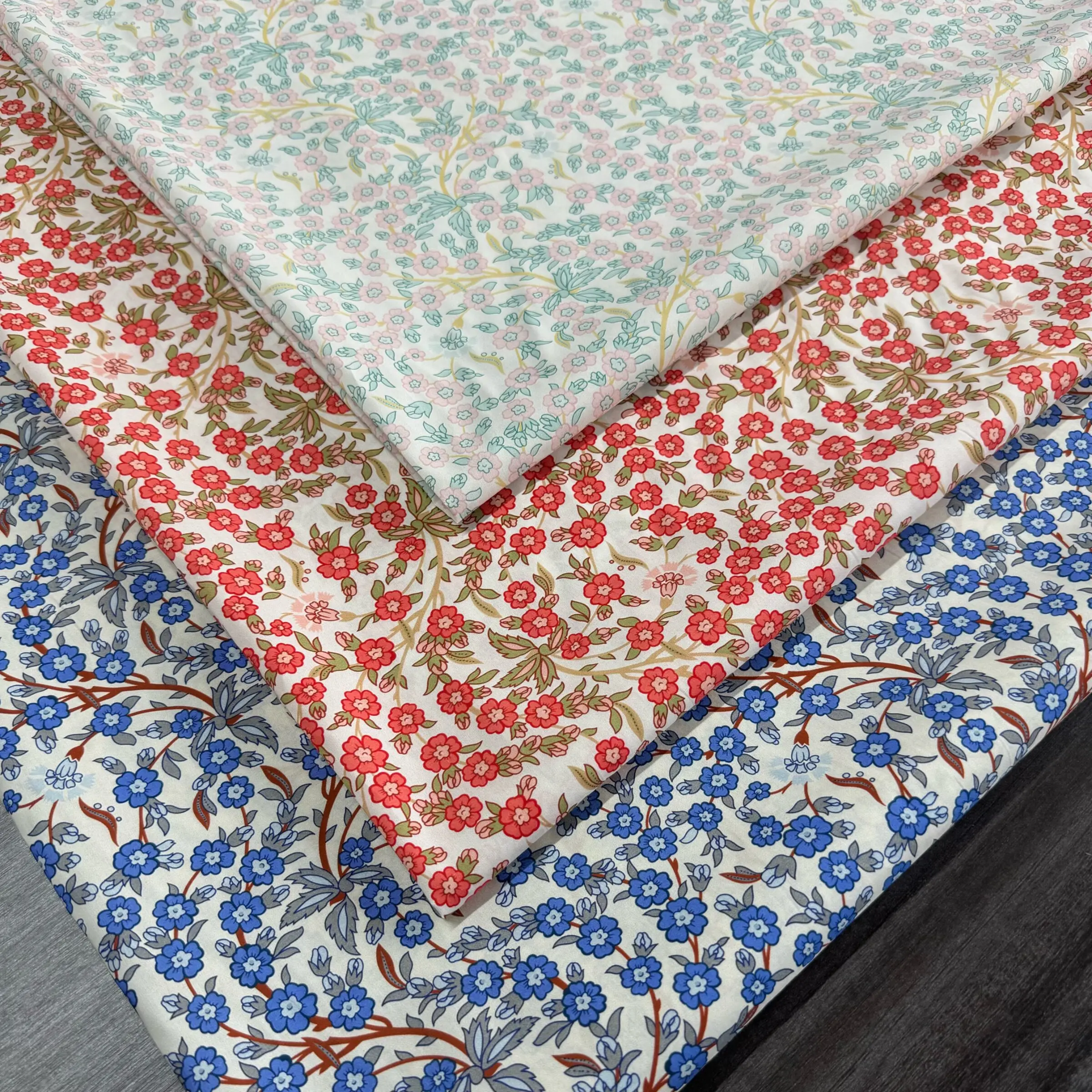 

100x150cm Empress Floral Long Staple Cotton Fabric, Tela Algodon Telas Para Costura Sewing Supplies