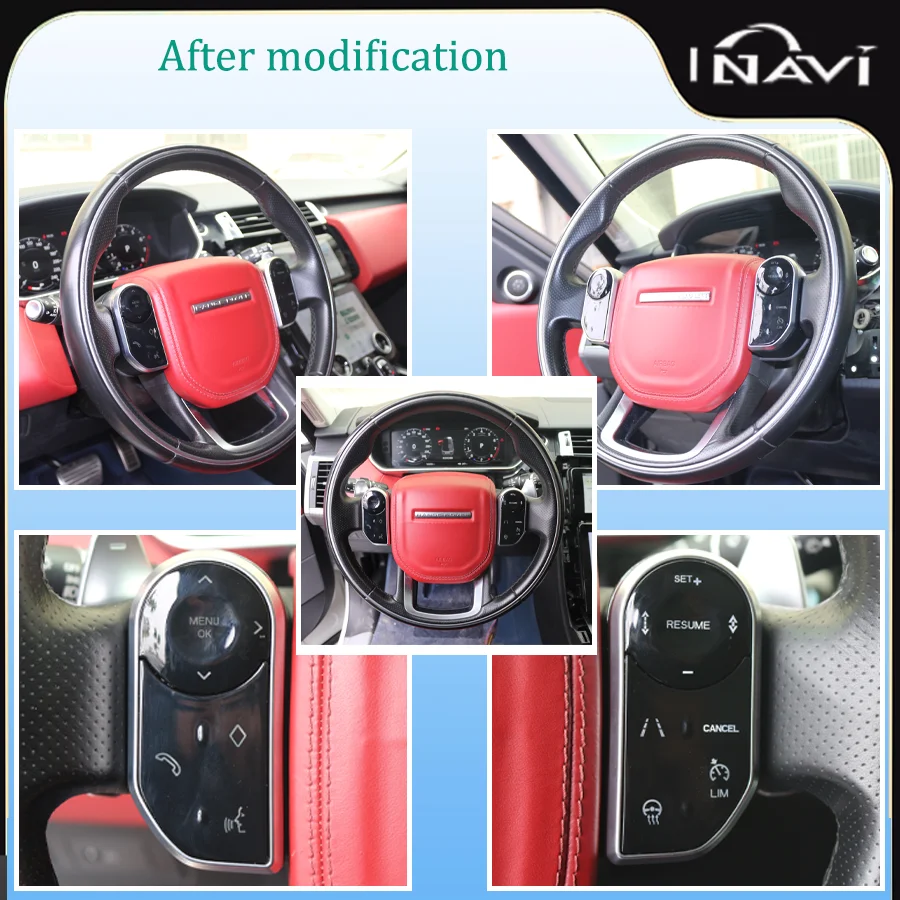 Steering wheel touch buttons for 2018-2022 Range Rover Sport L494/Vogue L405/ Land Rover Discovery 5 L462