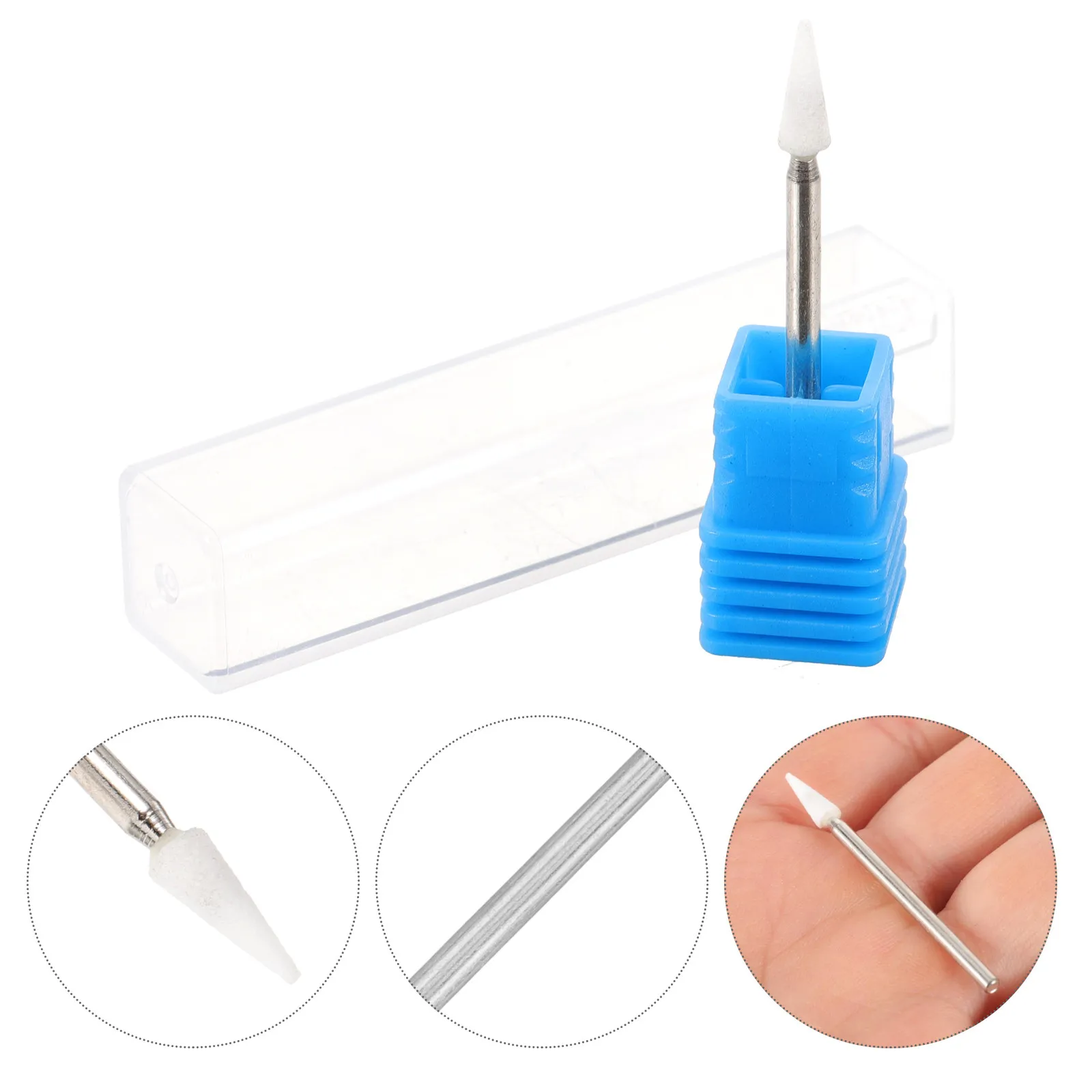 Conjunto Profissional de Brocas para Unhas para Manicure, Pedicure, Limpeza de Cutículas, Broca Exfoliante para Unhas de Acrílico, Lixadeira Elétrica de Unhas