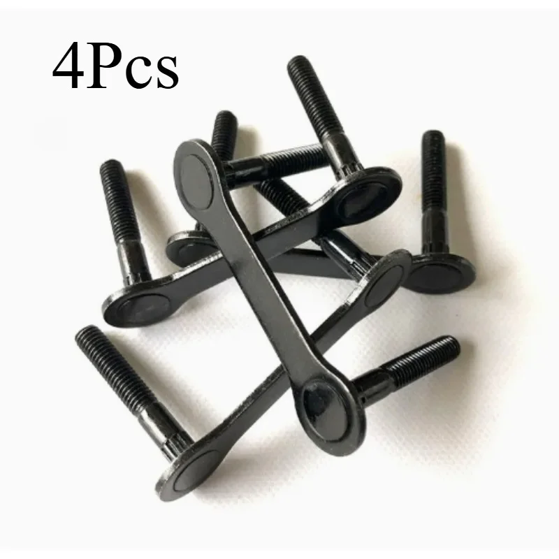 4Pcs/Set Black Skateboard Truck Bolts Screws with Anti-Sink Washers Y67A-31mm Durable Hardware Accessories for Skateboard