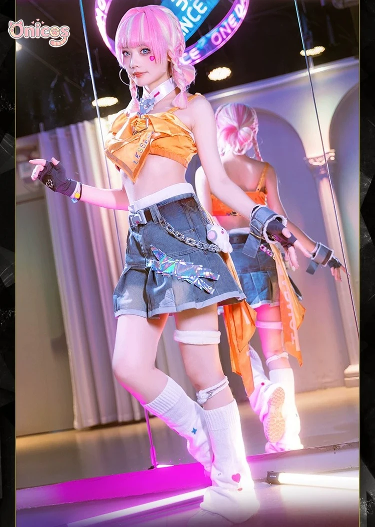 Disfraz de Cosplay de Overwatch Mercy Collab Skin para Mujer, Conjunto de Ropa para Juego de Roles, Halloween, Carnaval, Fiesta, Comic Con, Onicos