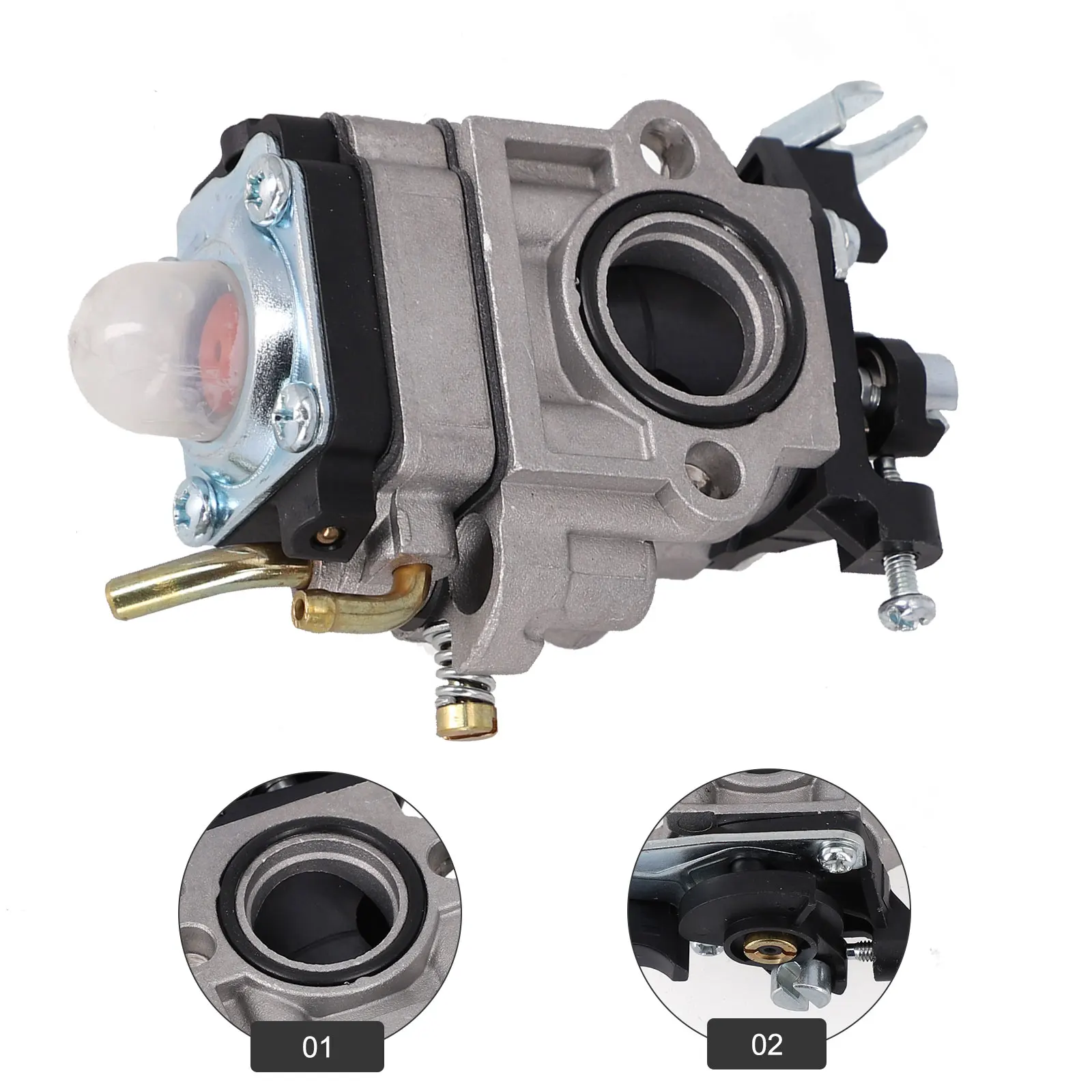 Compatible With Multiple Models Fuel Delivery Carburetor Easy Installation Process Efficient Fuel Mixing Flat Suction Design