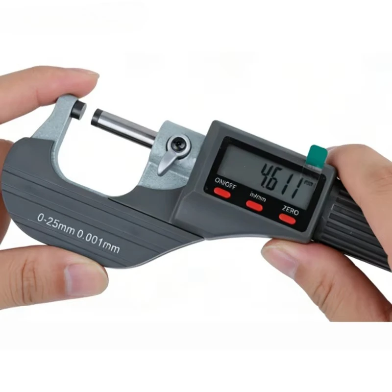 

Цифровой микрометр с диапазоном измерения 0-25 мм, электронный внешний микрометр из цементированного карбида, высокая точность 0,001 мм, измерительный инструмент