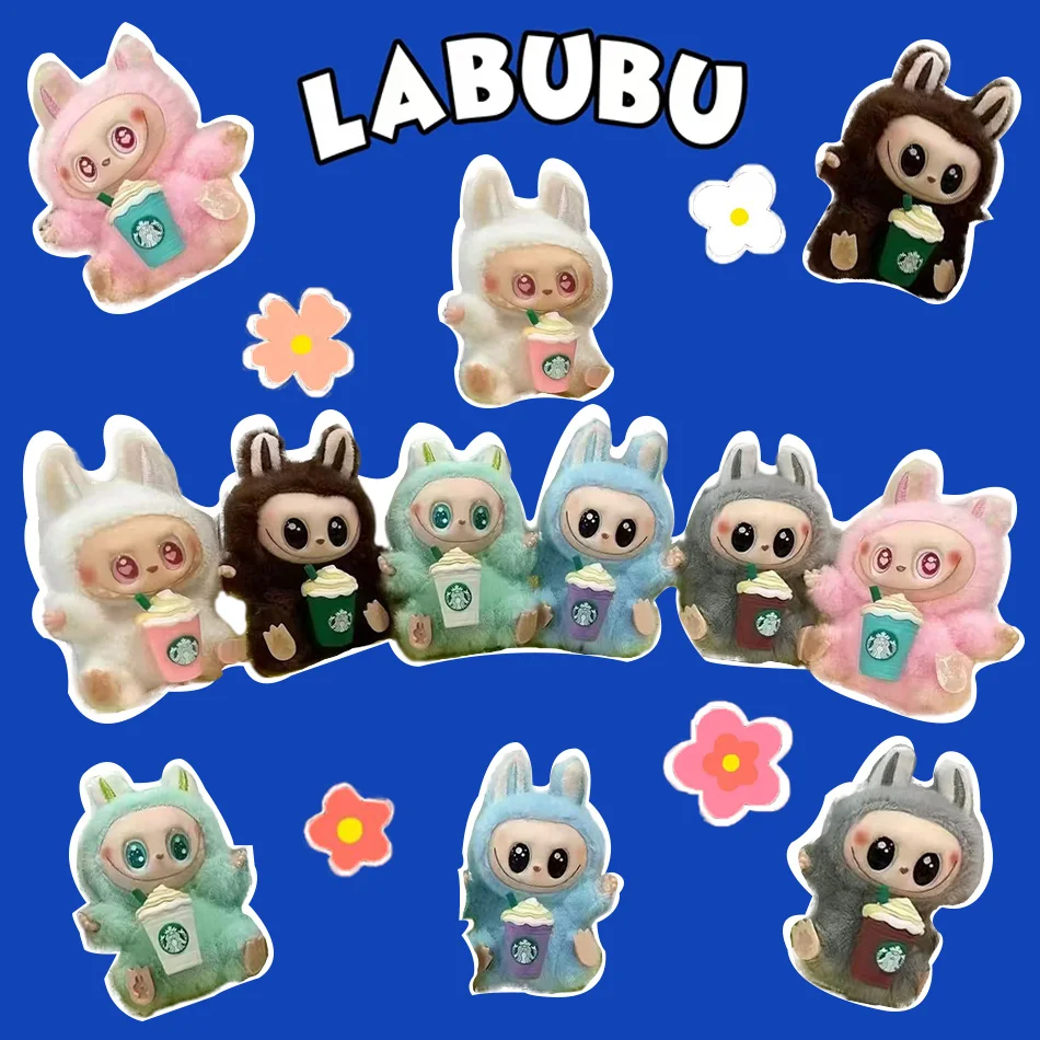 

Heartbeat Macaron Enamel The Monsters Face Pvc Figurine Tabletop Ornament Kawaii Doll Kid Birthday Gift