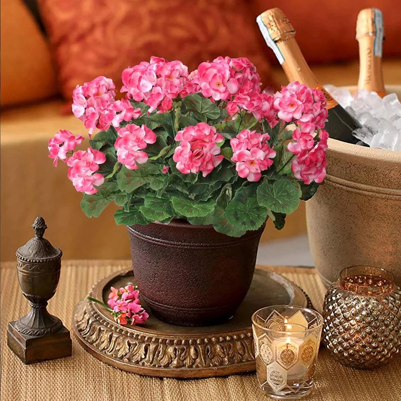 ดอกไม้ประดิษฐ์พืช Begonia ดอกไ - Bonsai Garden Festival บทวิจารณ์และราคา