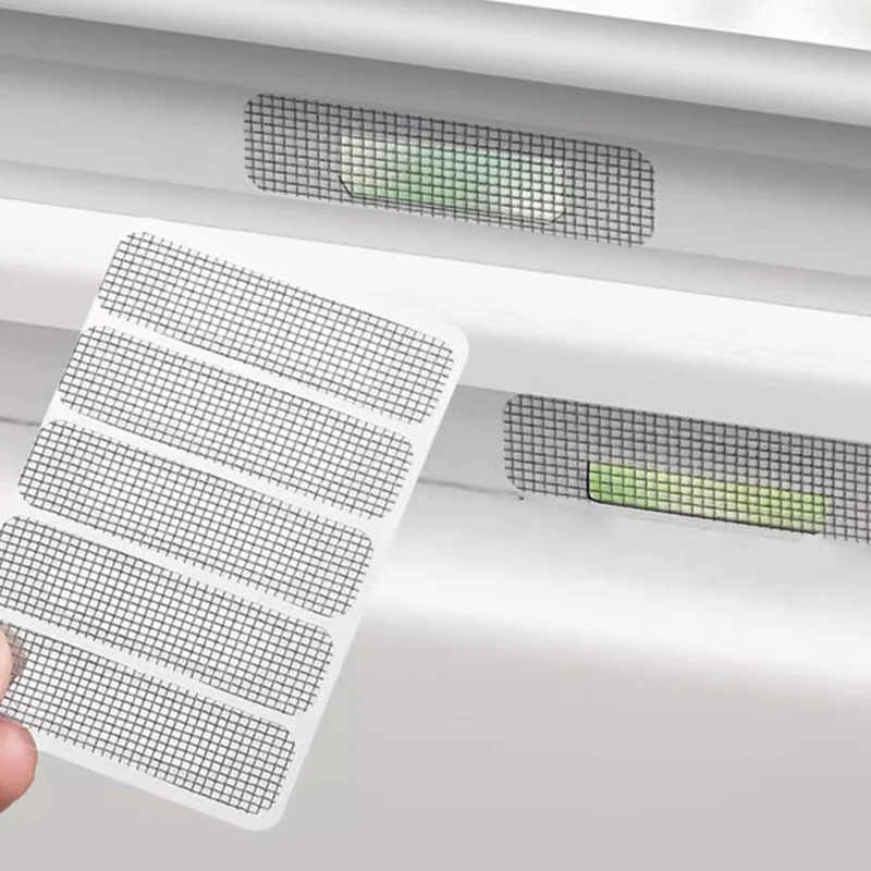 Window Screen Repair Sticker, Window Net, Anti-Mosquito, Malha, Porta, Mosquito Netting Patch, Reparação Broken Hole Screen Net, 5 Pcs, 10 Pcs, 20Pcs