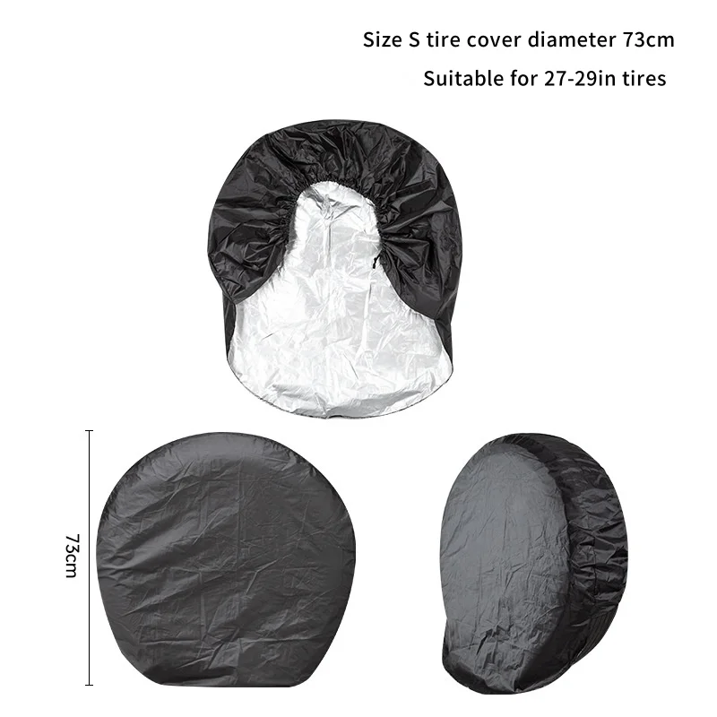 28inch Car Tires Storage Bag Wheel Tire Covers Case Vehicle Wheel Protector For Caravans Truck Car Camper Trailer Wheel Cover