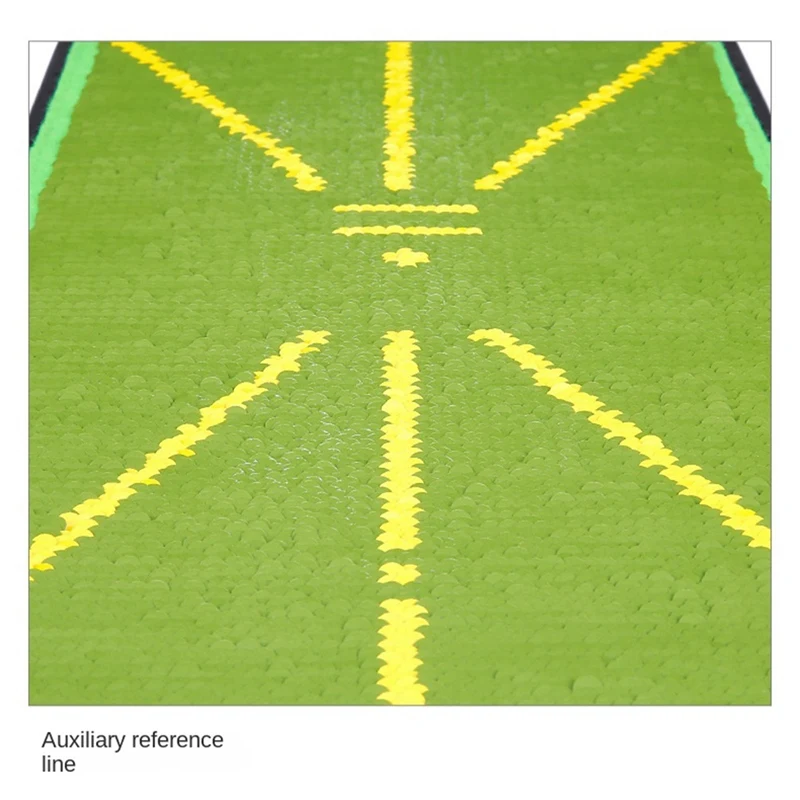 Golf Training Mat For Swing Detection Hitting Ball Trace Directional Mat Swing Path Swing Practice Mat