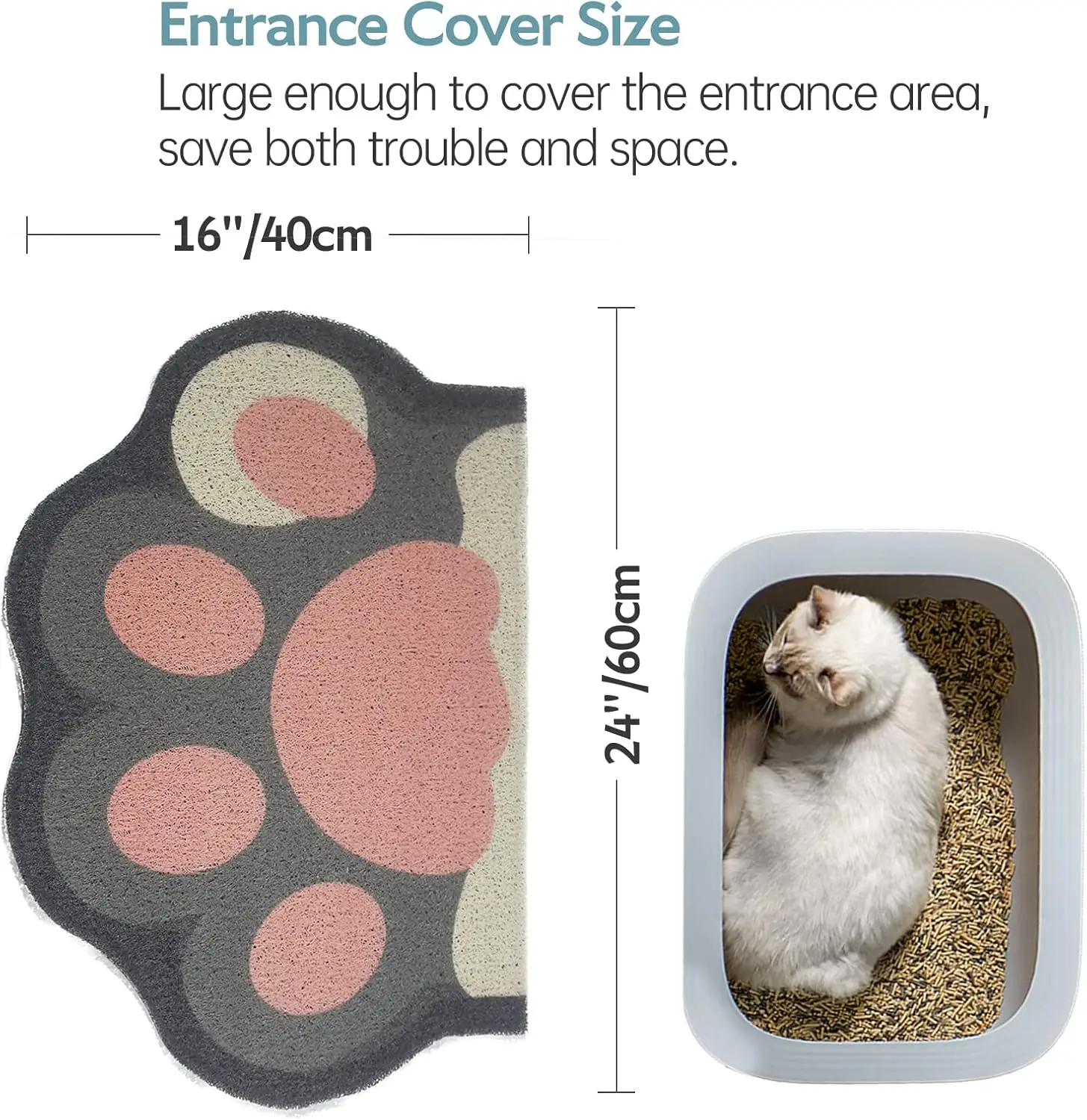 Thumbnail 3 - #55 Latest Cat Litter Box Mats Offers