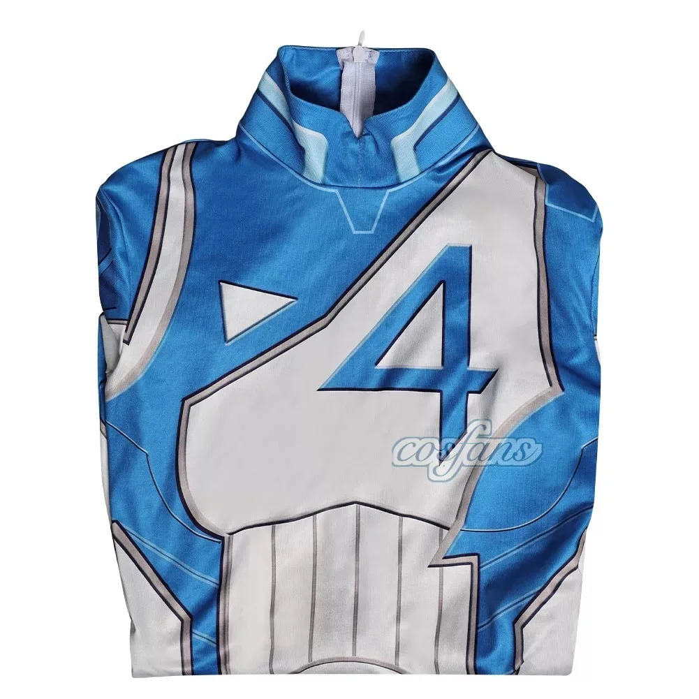 Rivals Fantastic Fourth Susan Storm คอสเพลย์ผู้หญิงผู้ชาย Jumpsuit เครื่องแต่งกายที่มองไม่เห็น Lady Fantastic ปลอมตัวฮาโลวีน Carnival ชุด