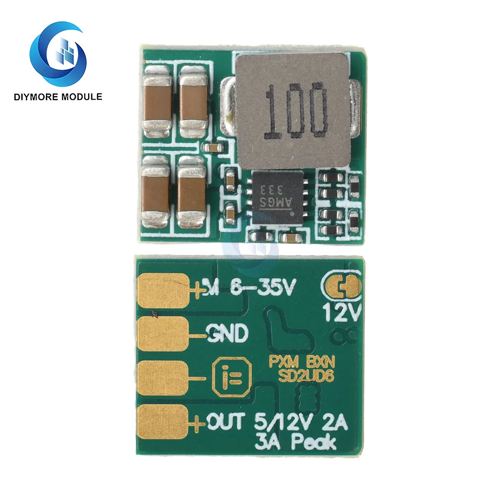 Adjustable 2-8S BEC Step-Down Power Module 5V/12V Output 5V-36V Input for RC FPV Systems