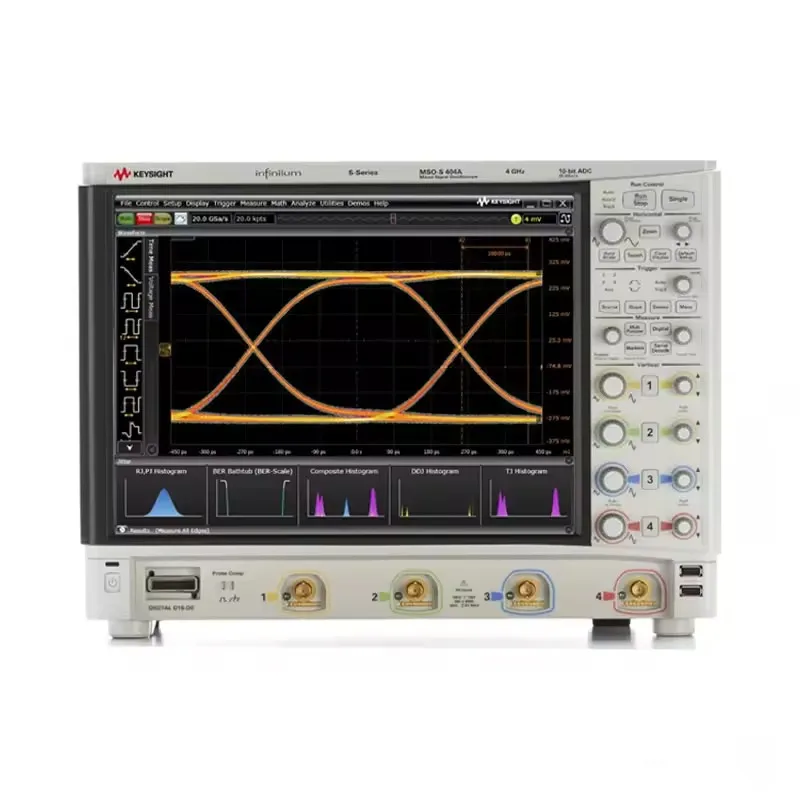 Keysight 4 GHz bandwidth 4 analog channels 16 digital channels MSOS404A High-definition oscilloscope