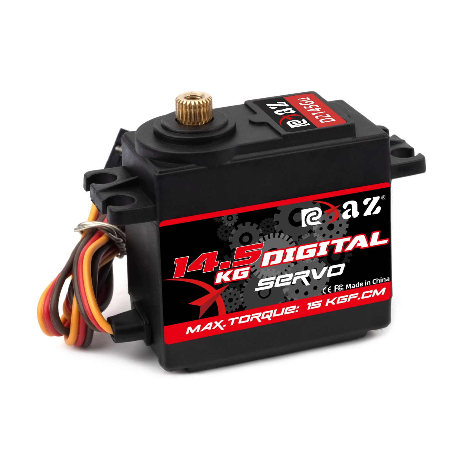 RC Servo 14.5KG Metal Gear Digitale Servomotor Stuurservo voor 1/8 1/10 RC Auto Korte Afstand Truck Monster robot Boot