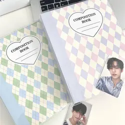 MINKYS Kawai dondurma serisi eşkenar dörtgen A5 bts Photocard Binder kitap Idol fotoğraf toplamak kart tutucu Photocard albümü kırtasiye