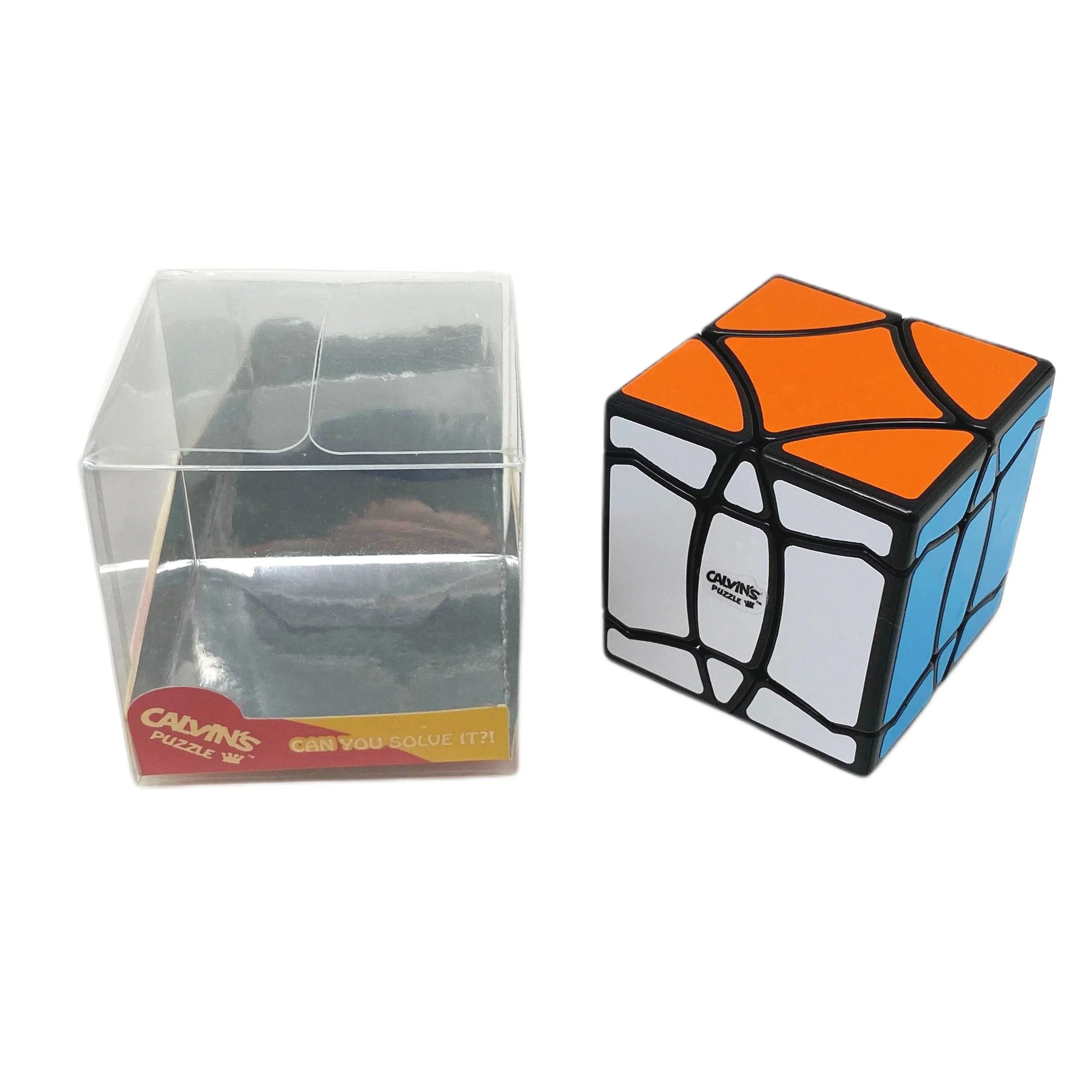 Calvin's Bai-Niao-Chao-Feng Fisher Cube ปริศนาของ Calvin สติกเกอร์ Magic Cube ปริศนาของเล่นเด็กของขวัญ Cubo Magico ปริศนา
