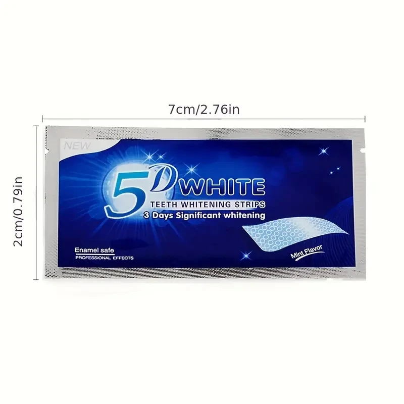 Tiras de Branqueamento dos Dentes para Dentes Falsos, Kit Dental, Folheados, Adesivo Decalque, Cuidados de Higiene Oral, Decalque, 9D, 5D Gel, 7