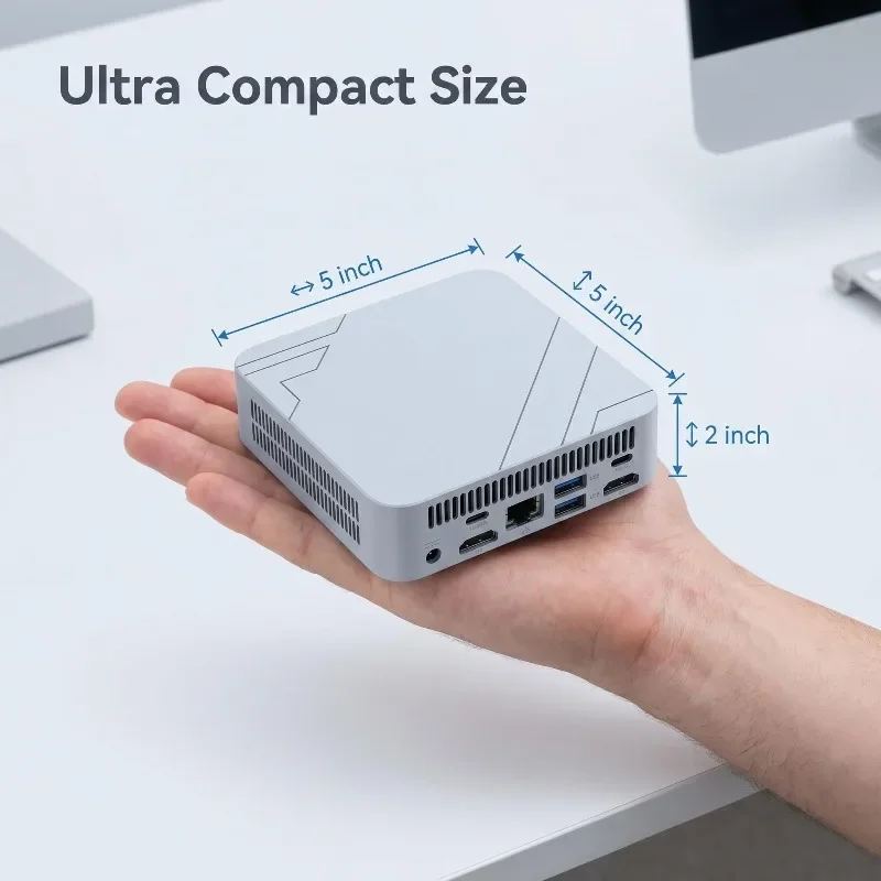 2026 NEUER Tragbarer Mini-Computer Intel Core N150 mit 1TB/2TB SSD, RAM, Vielseitige Anschlüsse für Gaming, Büro und Studium, Hochgeschwindigkeit – Detail 3