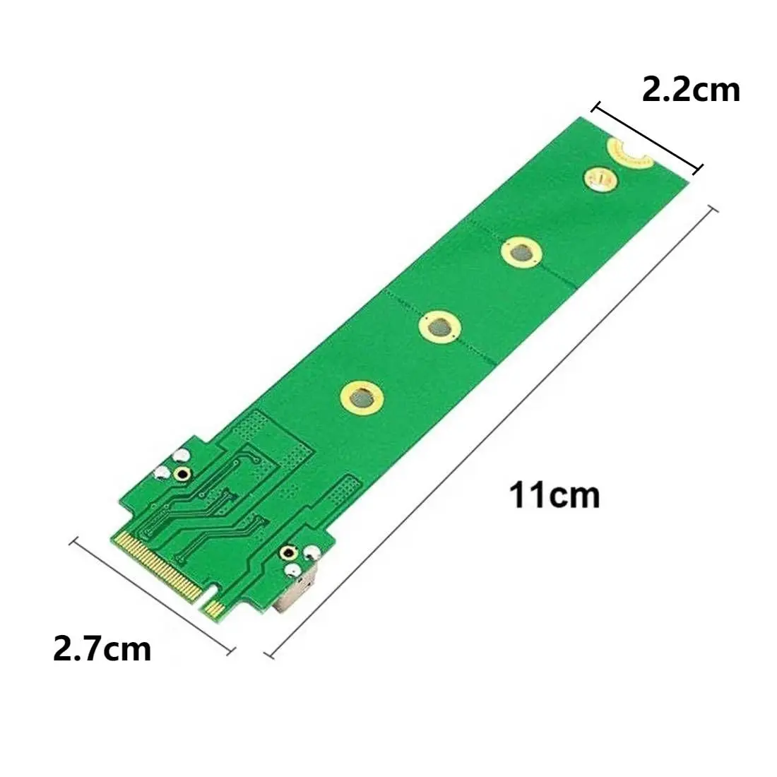 Adapter Hard Disk Adapter SSD M2 To M.2 NGFF PCIE Adapter For Apple MacBook Air Mac Pro 2013 2014 2015 A1465 A1466 only use pc