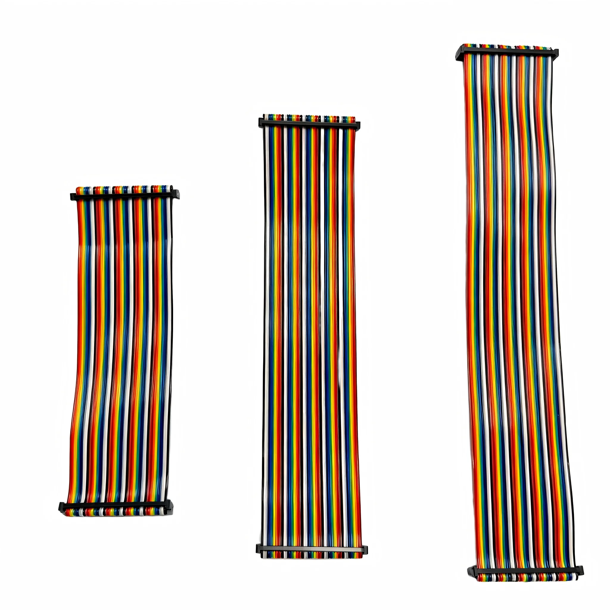 Fc Color Line 2.0 6/8/10/16/20/26/40/50 Pin Flat Ribbon Jtag Isp Download Data Cable Dc3 Idc Box Header Computer Connector Wire