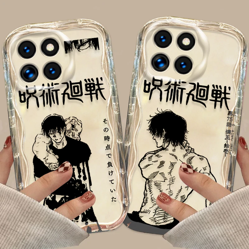 J-ujutsu Kaisens Fushiguro Toji For Xiaomi Mi 14 12 12T 11 Lite Poco M6 X6 X5 X4 X3 Pro GT NFC 5G Wave Oil Funda Phone Case