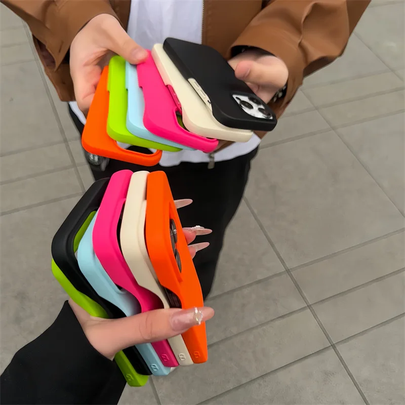 Capa de telefone macia ultrafina doce fosca para iphone 17 11 12 13 16 15 pro max 17 plus silicone à prova de choque capa traseira