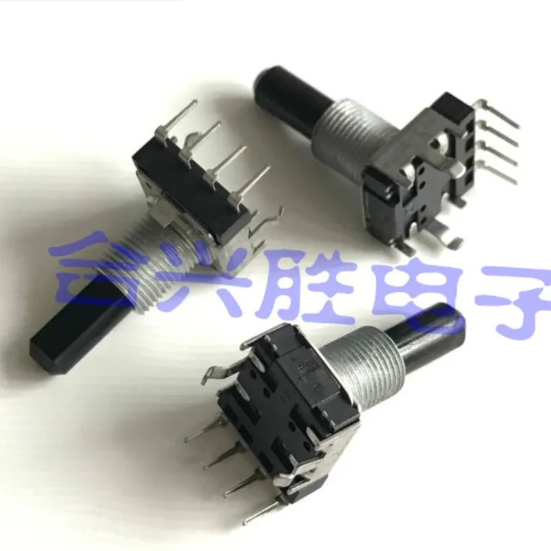 1 Piece Audio Volume Encoder 360 Degrees 24 Pulses R-V300 Power Amplifier Volume Adjustment Knob Shaft Length 22MM image 2