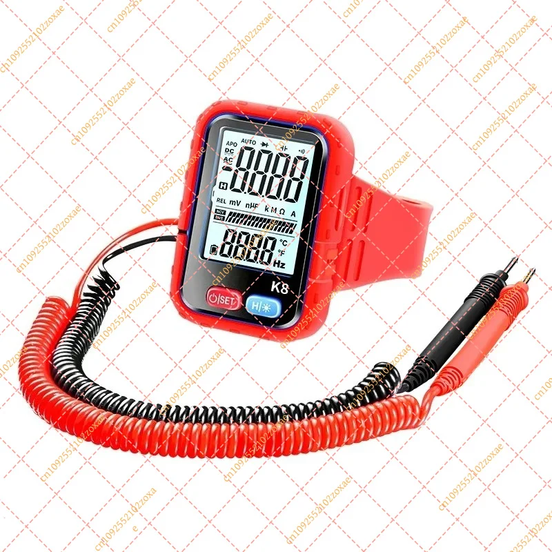 High Precision Digital Multimeter High Voltage Detector Smart Wrist Strap Backlight Multifunction Universal Tester Tool