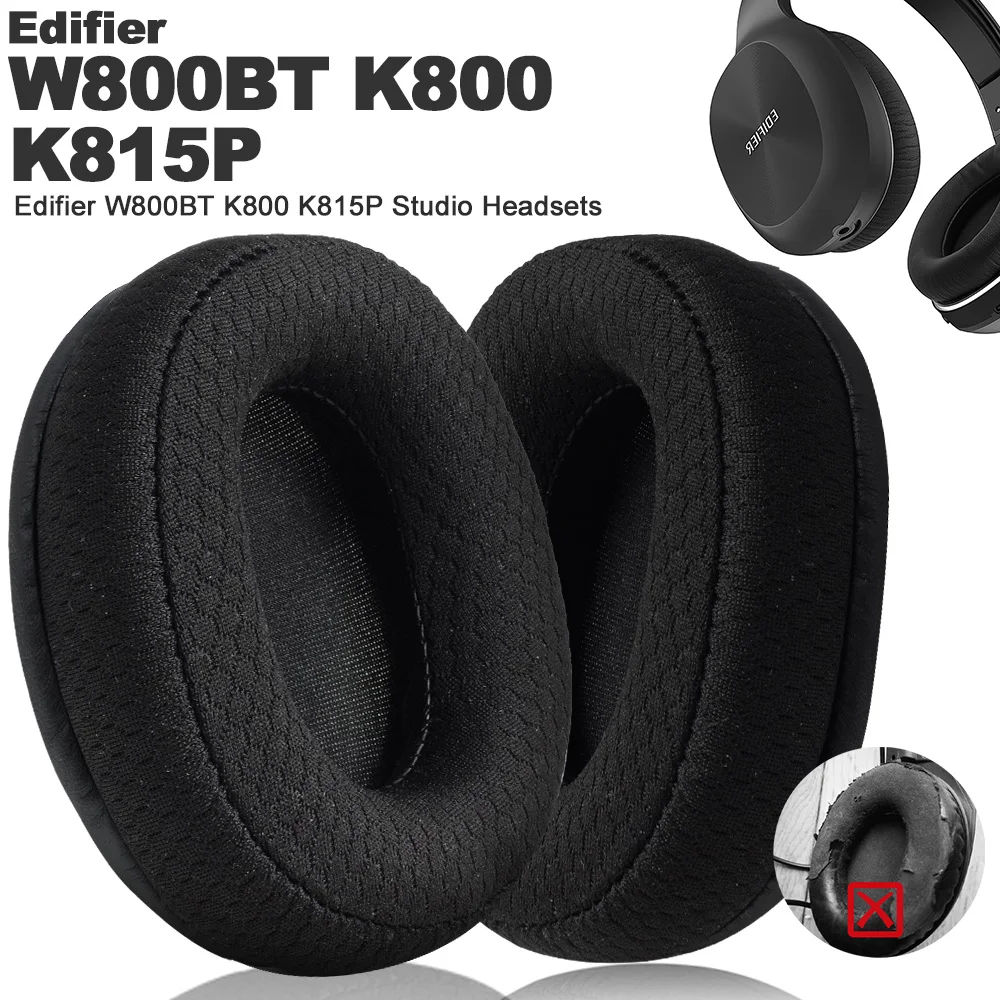 Earphone pads For Edifier W800BT W800X W808BT K800 K830 K815P K841P replacement Earpads headphones Earmuffs Memor