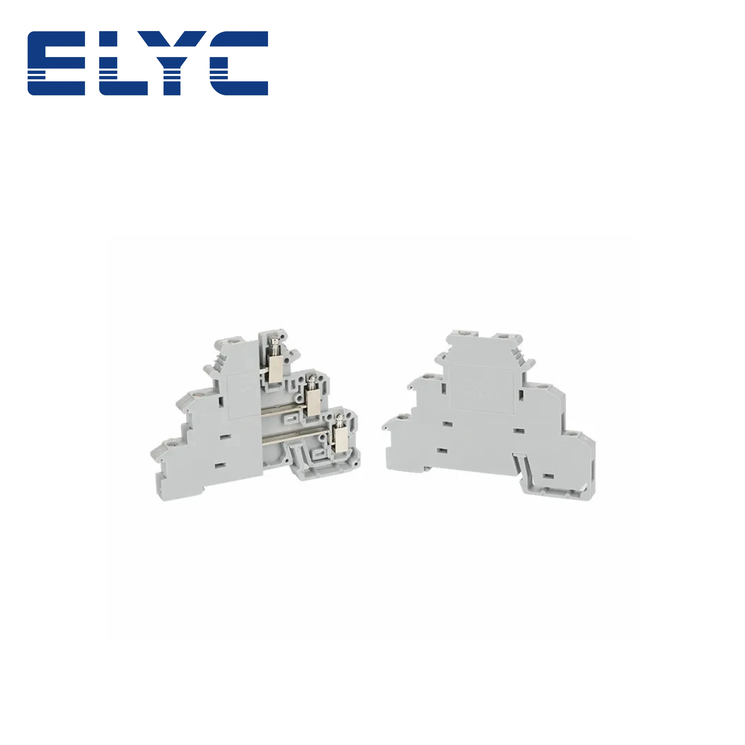 40Pcs DIKD1.5 Three Layer 3 Level Sensor Actuator 6-Conductor Triple Wire Electrical Connector DIN Rail Terminal Block DIKD 1.5