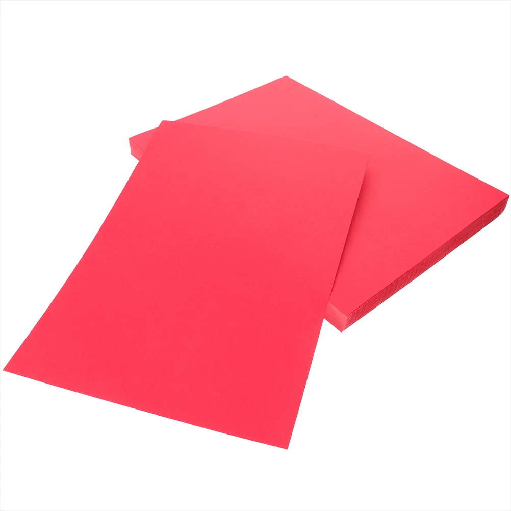 

100 Sheets Colorful Hand Painted Cardboard Scrapbooking Supplies Stock for Making Paper Red Cardstock