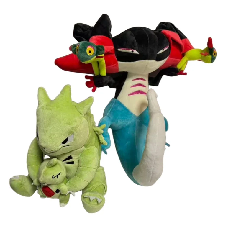 

Pokemon Z-A Mega Dragonite Holding Dratini Dragapult Doll Dreepy Drakloak Toy Dratini Larvitar Tyranitar Pupitar Dragonair Plush