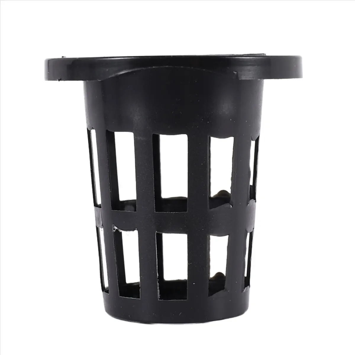 Budget-Friendly 100 Pack 1.77 Inch Net Cups Slotted Mesh Wide Lip Filter Plant Net Pot Bucket Basket for Hydroponics Aquaponics