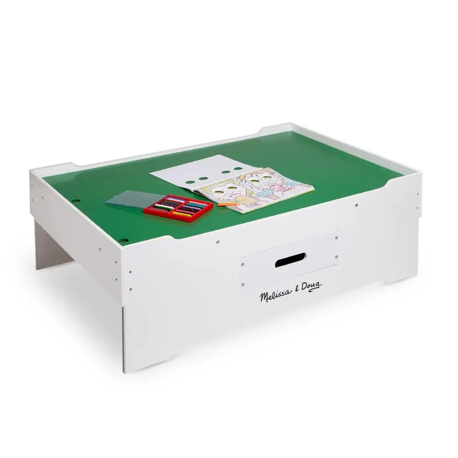 طاولة لعب خشبية متعددة الأنشطة من أمبير دوغ ديلوكس لغرفة اللعب #4