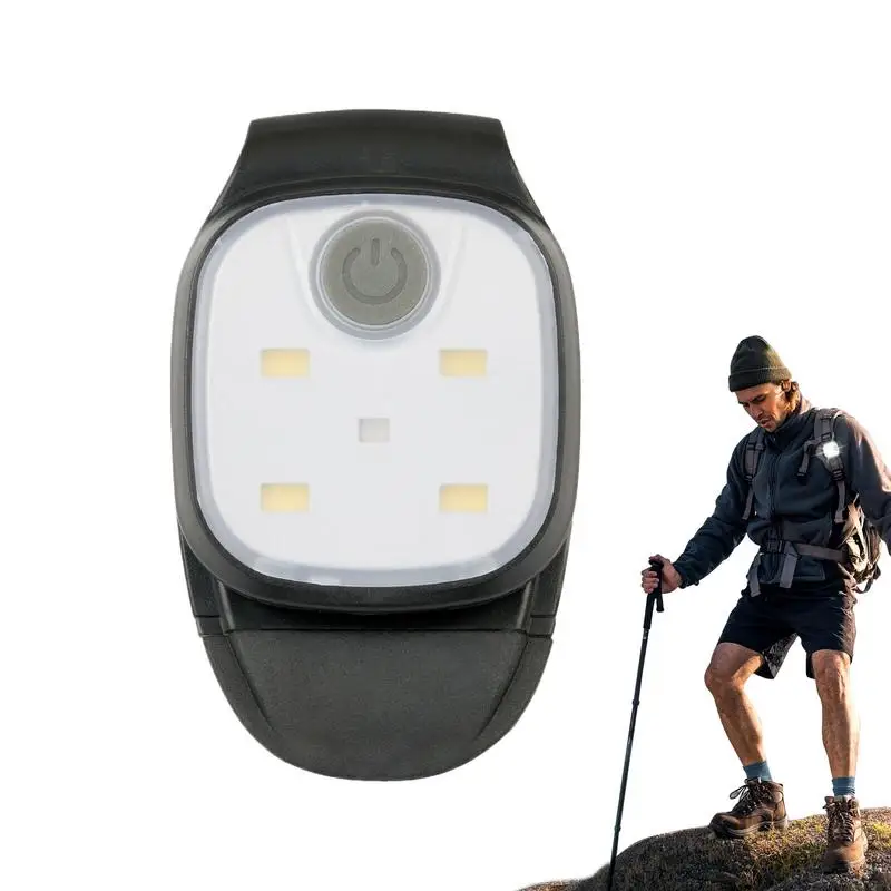

Running Light Clip Portable Multifunctional Long Lasting 5 LED Lamp Walking At Night Hands Flashlight High Visibility